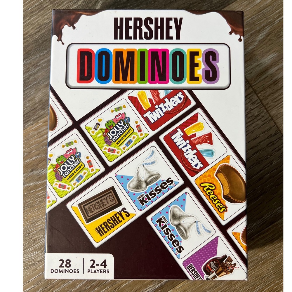 Hershey Dominoes Game Unisex OS Brown Candy Themed 28 Piece Set 41975